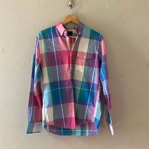 J. Crew Men’s Flannel slim fit shirt size medium